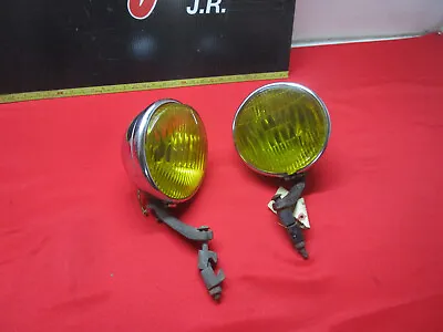 Vintage Cats-eye 9000 Fog Light Accessorie Buick Chevrolet Guide Packard Pair • $349.95