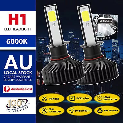 MODIGT H1 LED Headlight Bulbs Globes For ALFA ROMEO 2007 937 Hatchback 3.2 GTA • $37.11