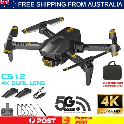 $43.80 • Buy 5G 4K GPS Drone With HD Camera Drones WiFi FPV Selfie RC Quadcopter 3 Batteries