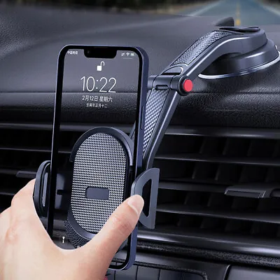 $14.91 • Buy Universal 360° Car Mount Holder Stand Windshield Dashboard For Mobile Phone GPS