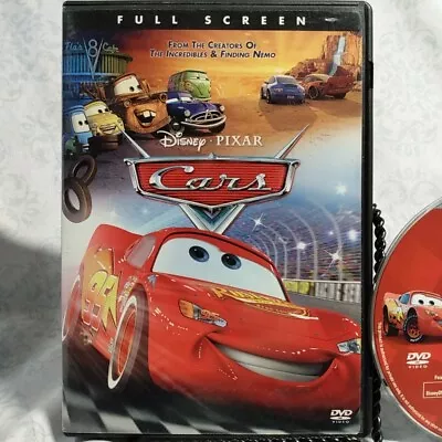 Cars (DVD 2006 Full Frame / Full Screen) Disney Pixar Kids Family Comedy Movie • $5.09
