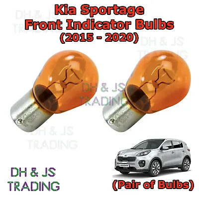 For Kia Sportage Amber Front Indicator Bulbs Flash Bulb Tail Pair MK3 (15-20) • $9.80