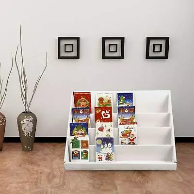 £13.89 • Buy 2PCS 4 Tiers Shop Display Stand Counter Children Bookshelf Box Storage Book Rack