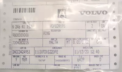 Volvo Penta Sterndrive 280 290 SP-A DP Steering Fork Seal Rplc: 839195 872290 • $25