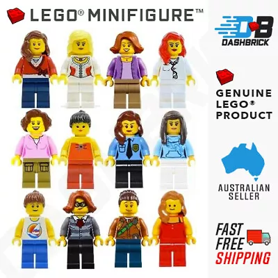 Genuine LEGO® Minifigure™ - Woman Girls Ladies Women Females - City Themed • $7.90