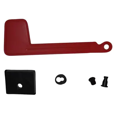 Durable Red Plastic Flag Kit Easy Replacement For Missing Or Broken Mailbox NEW • $7.99