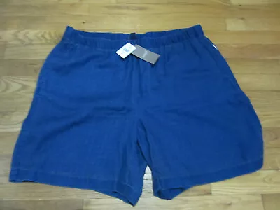 Nwt Womens J Jill Size Large L Pure Jill Indigo Shorts Blue $69 • $21.99