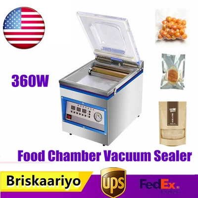 $322.07 • Buy 360W Commercial Packing Machine Vacuum Food Sealing Tool Vacuum Chamber Sealer