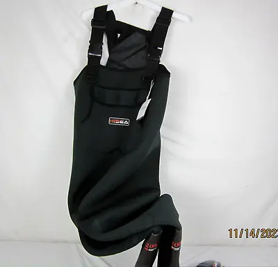 Hisea Neoprene Fishing Chest Waders W 200G Insulated Boots Size 6/39 Green • $59.99