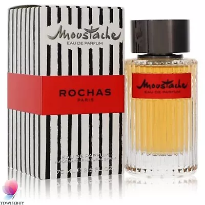 Moustache Cologne Perfume By Rochas For Men Eau De Parfum Spray 2.5 Oz 75 Ml EDP • $50.95