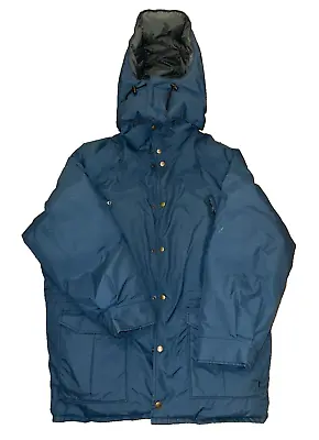 LL Bean Maine Warden Parka GoreTex Men's Full Zip Duck Down Hoodie Jacket USA • $112.20