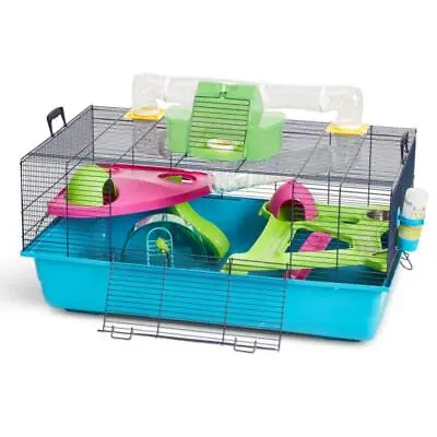 Savic Hamster Heaven Small Pet Animal 80cm Cage Home W/ Accessories • £120.95