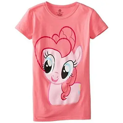 My Little Pony Pinkie Pie Close Up Portrait Cartoon Glitter Child Girls T Shirt • $18.99