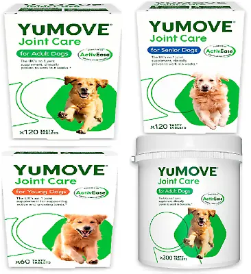 Lintbells YuMOVE Dog Joint Supplement Tablets For  Adult Young & Seniour Dogs S • £43.99