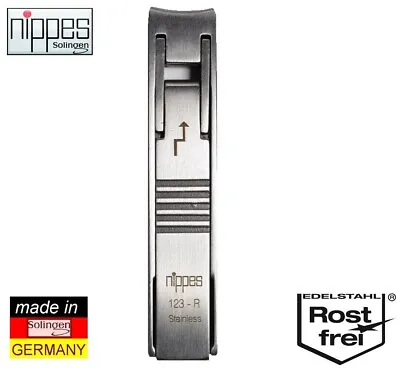 Nippes 123R Stainless Steel Fold Flat Nail Clipper | Made In Solingen Germany • $19.99