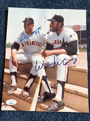 £80.58 • Buy WILLIE MAYS San Francisco Giants WILLIE MCCOVEY Signed 8x10 Photo JSA COA