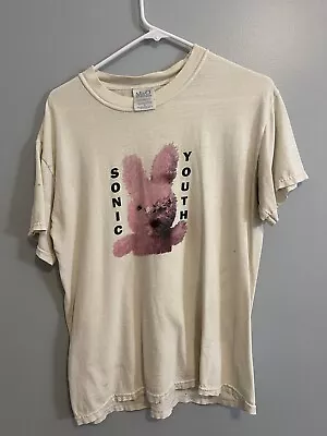 Authentic 90s Sonic Youth Gracias Shirt Dirty Tour Kim Gordon  Mike Kelly Art • $65