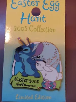 Disney Pin Le Stitch Happy Easter Eg Hunt Collection Bunny Glitter Egg Lilo Wdw • $19.99