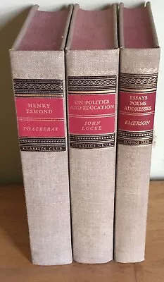 Set 3 1941 Classics Club Walter Black Books Emerson Locke Esmond • $29.99