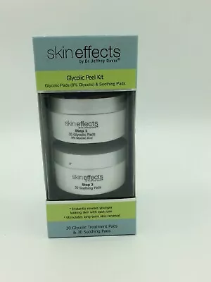 Skin Effects Dr Jeffrey Dover Glycolic & Soothing Pads Peel Kit 2 Step System • $19.59