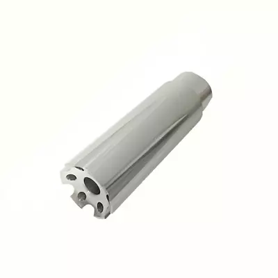 Silver 5/8''x24 Thread Low Concussion Muzzle Brake Aluminium For .308 • $24.99