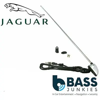 £11.95 • Buy JAGUAR Universal Stainless Steel Pillar Mount AM/FM Car Radio Aerial Antenna
