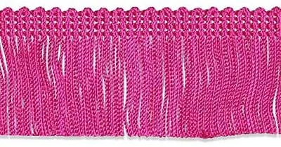 Trimplace Fuchsia 2  Rayon Chainette Fringe - 9 Yards • $13.87
