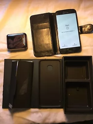Samsung Galaxy S7 SM-G930F - 32GB - Black Onyx Unlocked/Working With Accessories • £55