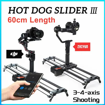 YC Onion Hot Dog 3.0 5-Axis Camera Slider Motorized Rail Dolly Track Slider APP • $449