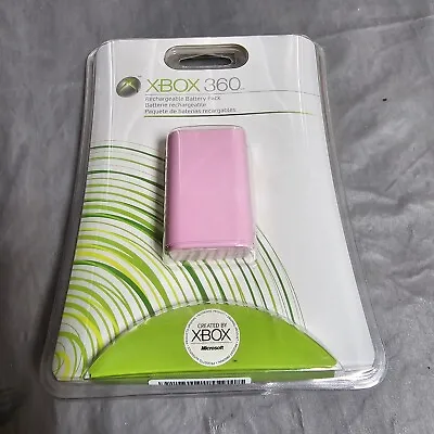 Microsoft Xbox 360 Rechargeable Battery Pack Pink Brand New Sealed FAST SHIPPING • $26