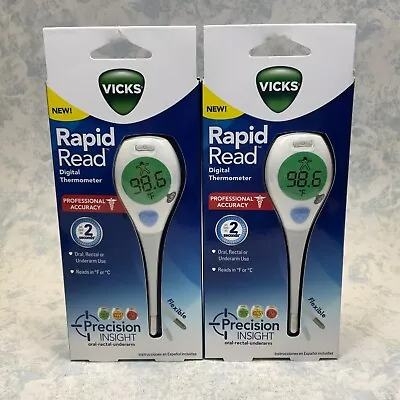 VICKS Rapid Read Digital Thermometer ( Lot Of 2 ) New • $17.99