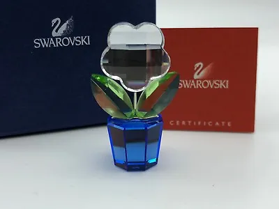 $52.34 • Buy SWAROVSKI Figurine Flower Pot Flower 2in With Packaging And