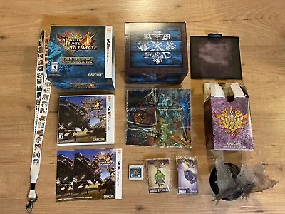 Monster Hunter 4 Ultimate Collectors Edition Nintendo 3DS CIB Complete • $73.58