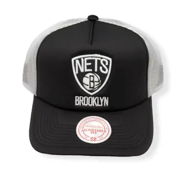 Mitchell & Ness Brooklyn Nets Off The Backboard Trucker Snapback Hat Cap • $34.99