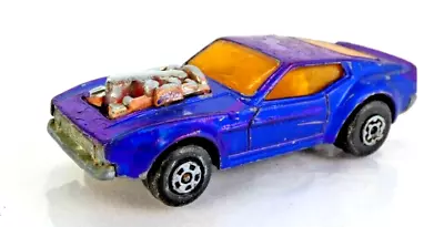 Matchbox Ford Mustang Piston Popper Rolamatics Blue Collectible Toy Car 10B • $7.46