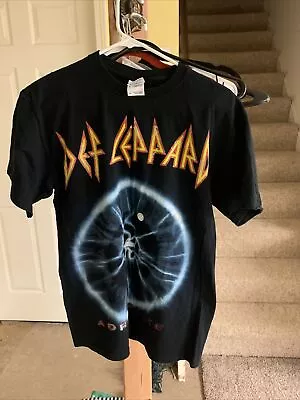 Vintage Def Leppard Adrenalize Medium Black T Shirt Gildan Brand • $36