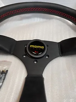 Momo Sports Style 350mm Steering Wheel Toyota Honda Acura Miata Rx7 FD FC 240sx • $149