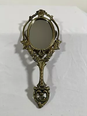 Brass Hand Mirror Antique Style  • $19.99