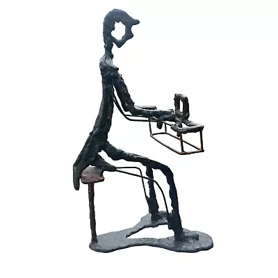 Iron Art Musician Piano Player 13 Inches Tall Home Decor • £43.37