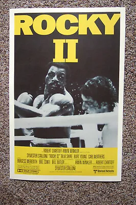 Rocky Part 2 Movie Poster Lobby #2 Sylvester Stallone Burgess Meredith  • $4