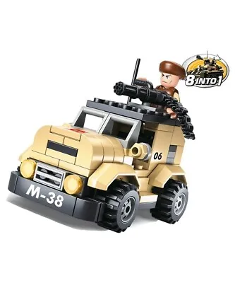 Sluban Army Patrol Car M38-B0587A • $19.05