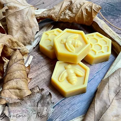 Solid HONEYCOMB Soap Natural Honey Scent SLS FREE Handmade Beehive Bar Shea UK A • £4.69