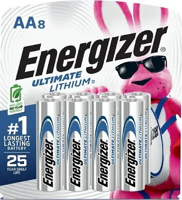 Energizer Ultimate Lithium Batteries ( 8 Pack AA ) - New • $16