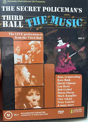 The Secret Policeman's Third Ball The Music Region 4 DVD (Umbrella Entertainment • $12.84