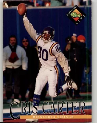 1994 Pro Line Live Cris Carter #83 Minnesota Vikings • $1