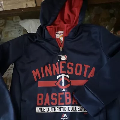 Minnesota Twins New W/Tags Majestic Youth Team Hoodie 8 MLB • $6.77