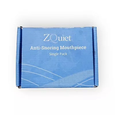 Sealed ZQuiet Anti Snoring Mouthpiece Single Pack Comfort Size 1 New • $82.53