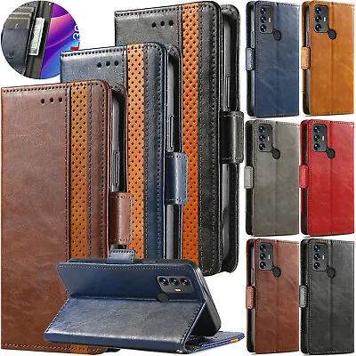 Case For TCL 30V 30SE 30V 20Y ZTE Blade V30 Libero 5G Leather Wallet Phone Cover • $11.95