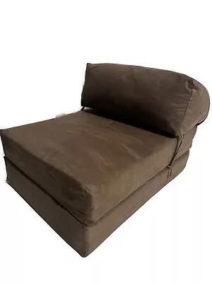 GILDA CHAIR Z BED Single Fold Out Chairbed Folding Guest Sofa Rock N Roll Camper • £44.99