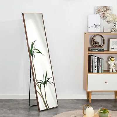 58 X15  Full Length Mirror Free Standing HD Image Floor Mirror With Wood Frame  • $88.34